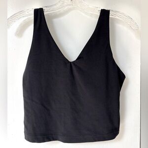 Athleta Transcend V Neck Crop Bra